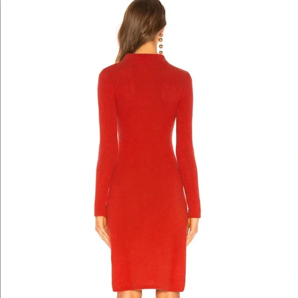 LPA Red Midi Dress - Picture 2 of 4